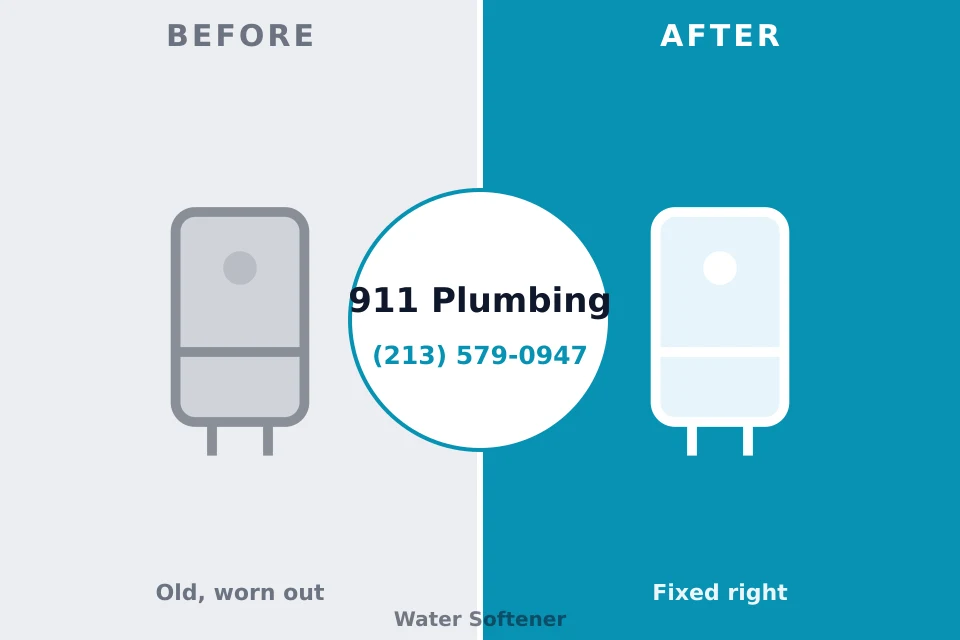 Before and after: plumbing repair Camden, AL
